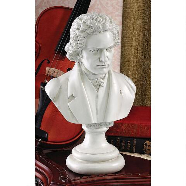 Portraitures of composer Beethoven Bust Head Sculpture Statuary art